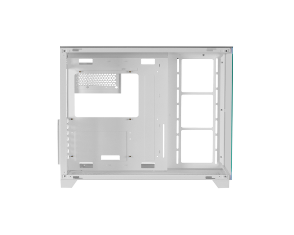 Mars Gaming MC-3C Caja ATX Vista 3D Triple Cristal Templado Diseño Doble Cámara Lateral Blanco