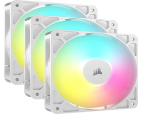 Corsair RS120 Triple Pack Ventilador Auxiliar ARGB 120mm Blanco