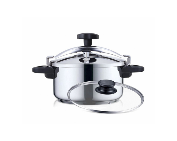 Haeger Olla Inox Plus + Válvula Rotativa 4L