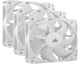 Corsair Kit Triple de Ventiladores Auxiliares RS120 120mm Blanco