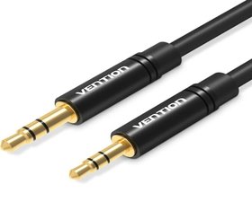 Vention Cable de Audio Estéreo Jack 3.5 Macho - Jack 2.5 Macho 1.5m Negro