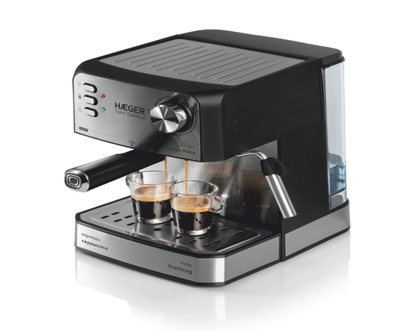 Haeger Cafetera Super Espresso 20 Bares Negro