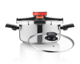 Haeger Olla Express Easy Lock Inox + Válvula Rotativa 6L