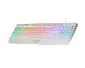 Mars Gaming H-MECH MK124 Teclado Gaming FRGB Blanco