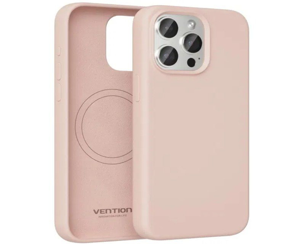 Vention Funda Silicona Magsafe Iphone 13 Pro Max Rosa