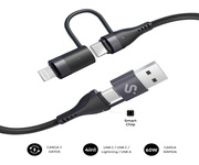 Subblim Cable Top 4In1 60W CCLA 1,2M