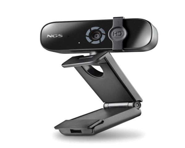 Cámara web NGS HDX-2K 2K 2560x1440/5Mpx/Micrófono multidireccional/Filtro privacidad/Base ajustable